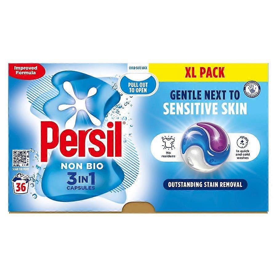 Persil Non Bio 3 in 1 Laundry Capsules 36 Washes
