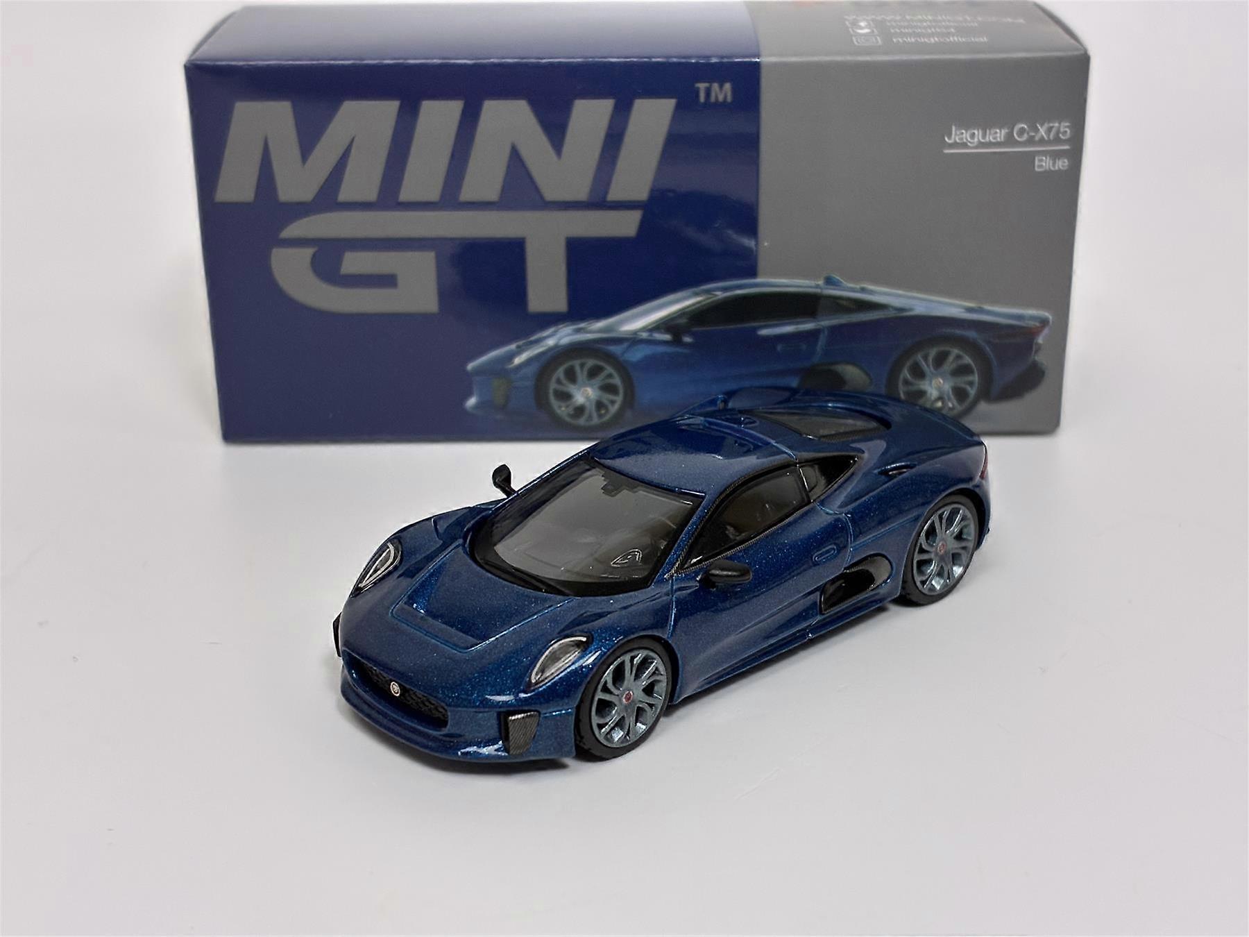 Jaguar C-X75 Blue LHD 1:64 Scale Mini GT MGT00884L