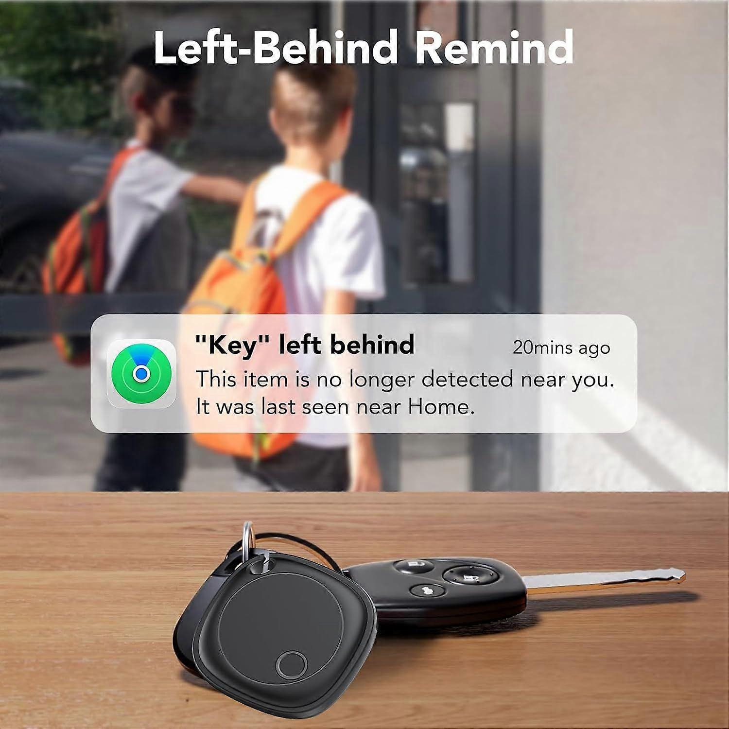 Tag - 4-pack, Bluetooth trackers, App compatible (iOS only), Bluetooth smart key finder and item locator for keys, bags, luggage, wallets, replaceable