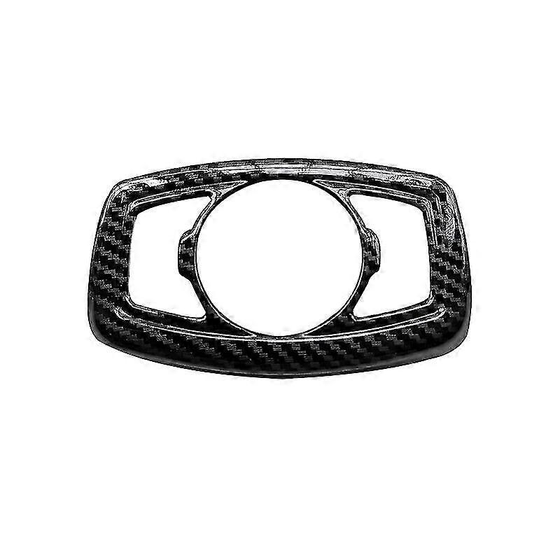 Carbon Fiber Headlight Lamp Switch Cover Trim Control Button Frame For / Everest 2015-2021 Accessor