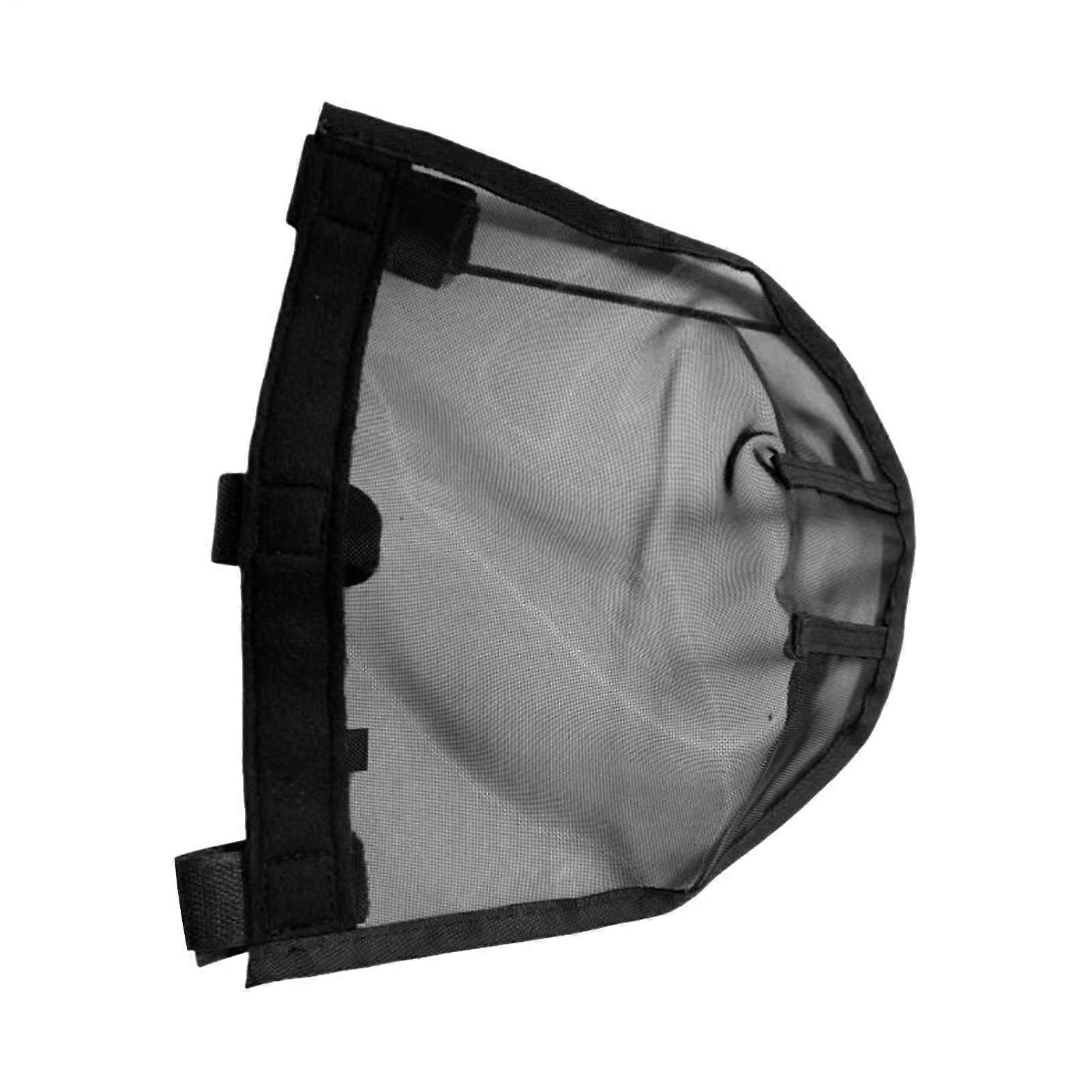 Horse Fly Masque Polyester Mesh Cover UV Shielding Nose Guard Breathable Lightweight Equine Fly Mask Large Medium