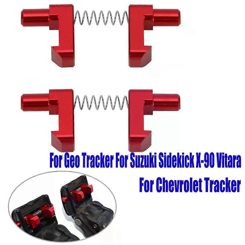 For Geo Tracker Original Aluminum Soft Top Roof Latch Clips For Suzuki Sidekick X-90 Vitara For Chevrolet Tracker with springs
