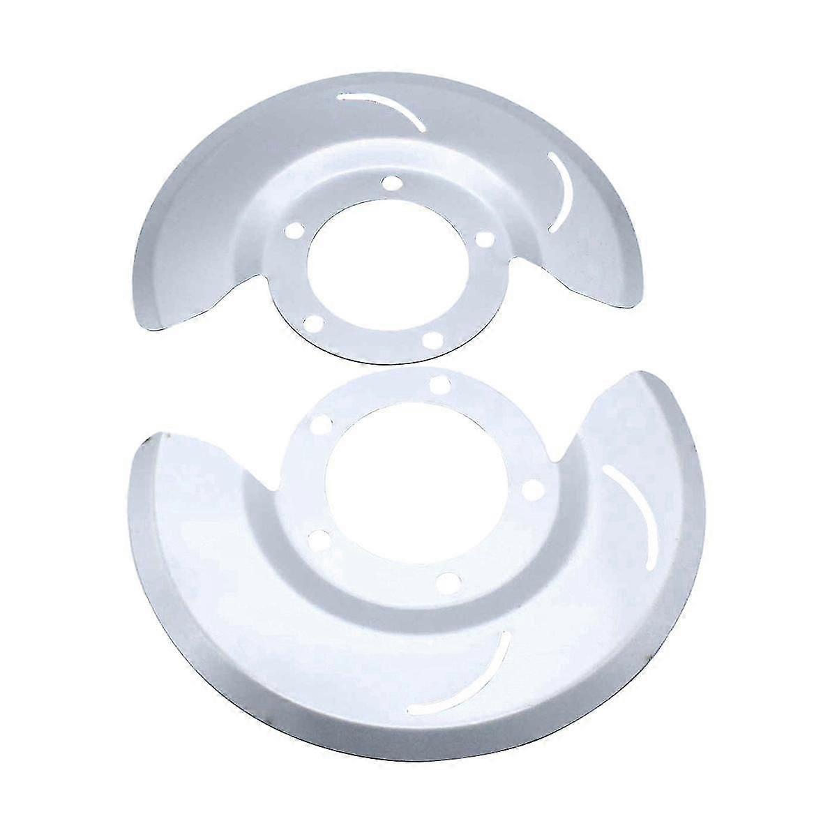 1976-1979 for Brake Disc Dust Cover Silver 1 Pair