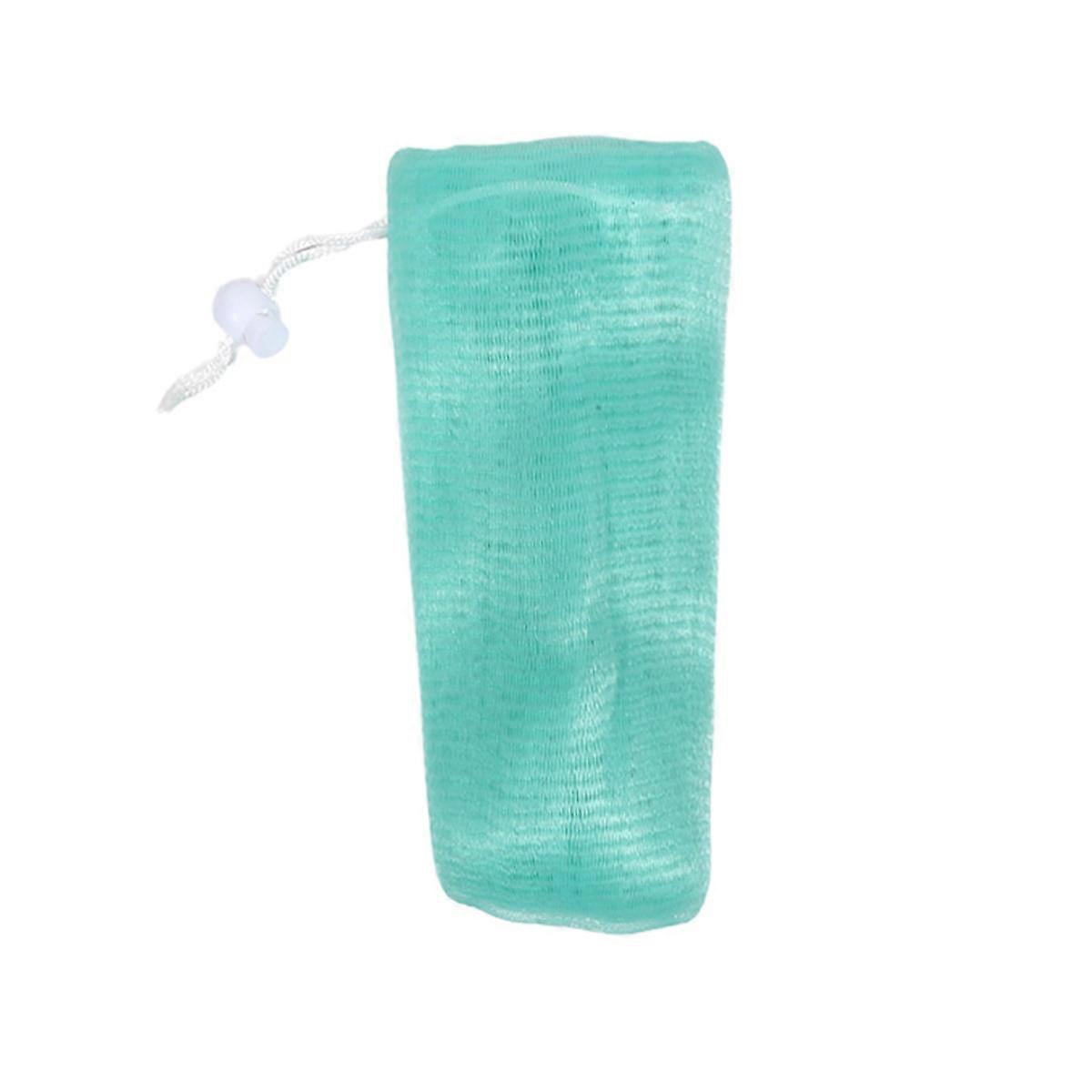 Exfoliating Nylon Mesh Soap Pouch Bubble Foam Net Soap Bag for Shower Soap Sack Holder Pocket Body Facial Cleaning Tool