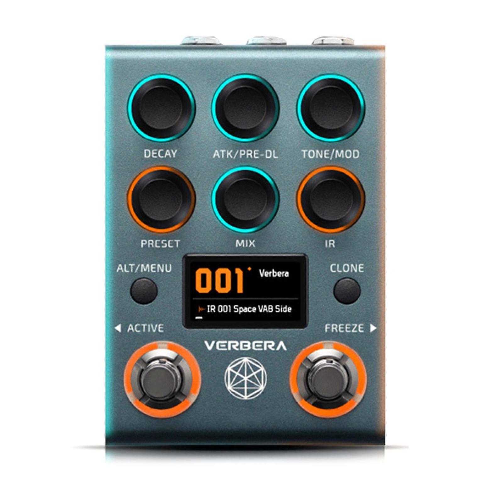 Professional Multiple Effects Guitar Pedal Adjustable Parameters Distortion Reverbs Delay Premium Compacts Musician Tool Multicolor