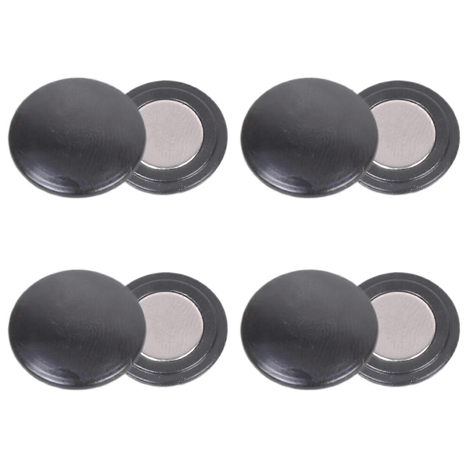 4 Set Sport Number Clip Round Shape Magnetic Number Holder Durable Plastic Fasteners For Athletic Event Multicolor