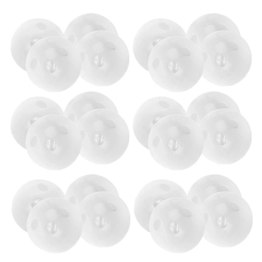 Ball Inserts for Noise Maker Repair 100Pcs Durable White Plastic