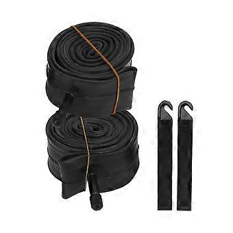 2pcs/set Butyl Rubber Bike Inner Tube Excellent Sealing Bicycle Rim Rubber Inner Tube Tire24x1.75/2.