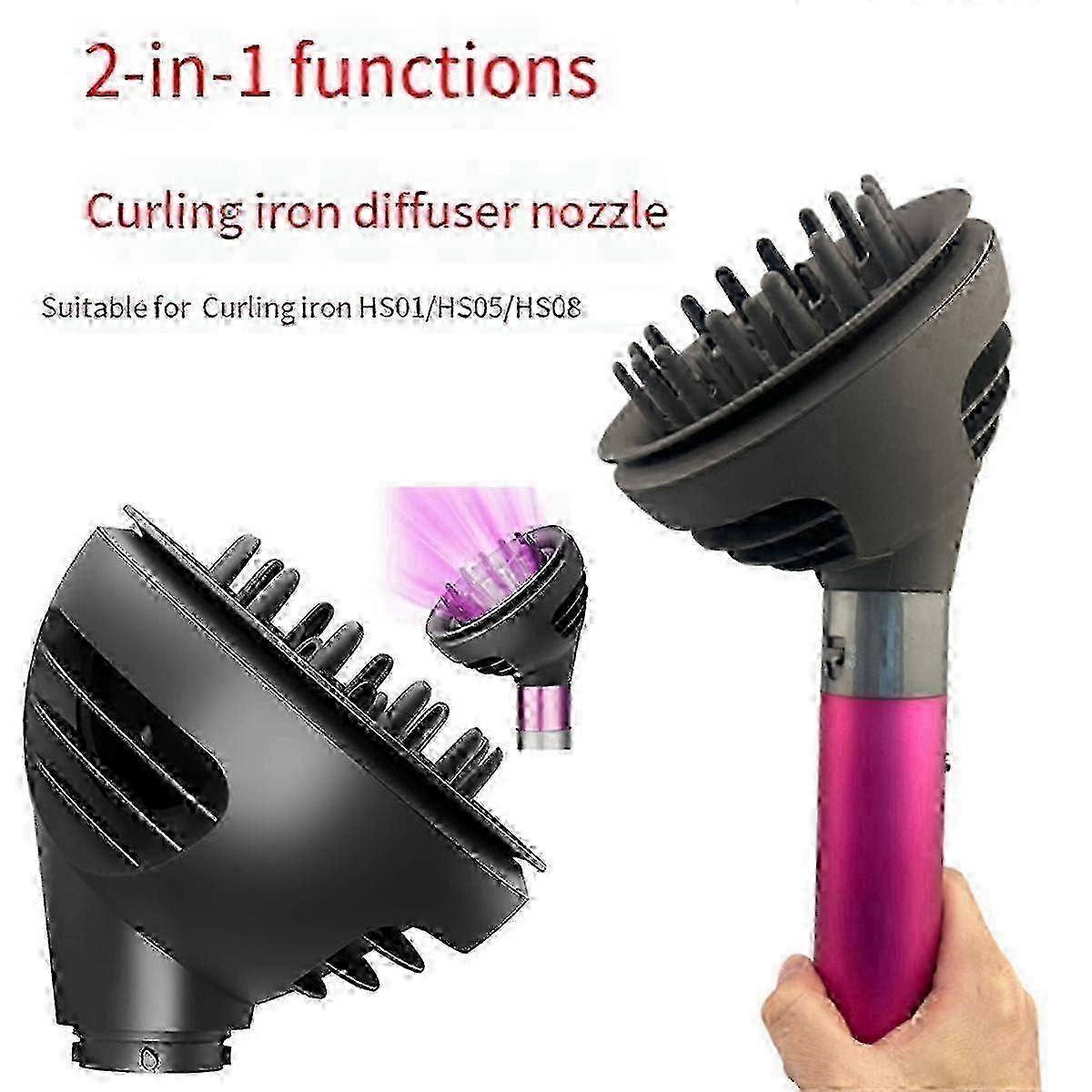Airwrap Diffuser HS01 HS05 HS08 - Wave & Curl Hair Diffuser with Dual Airflow Modes