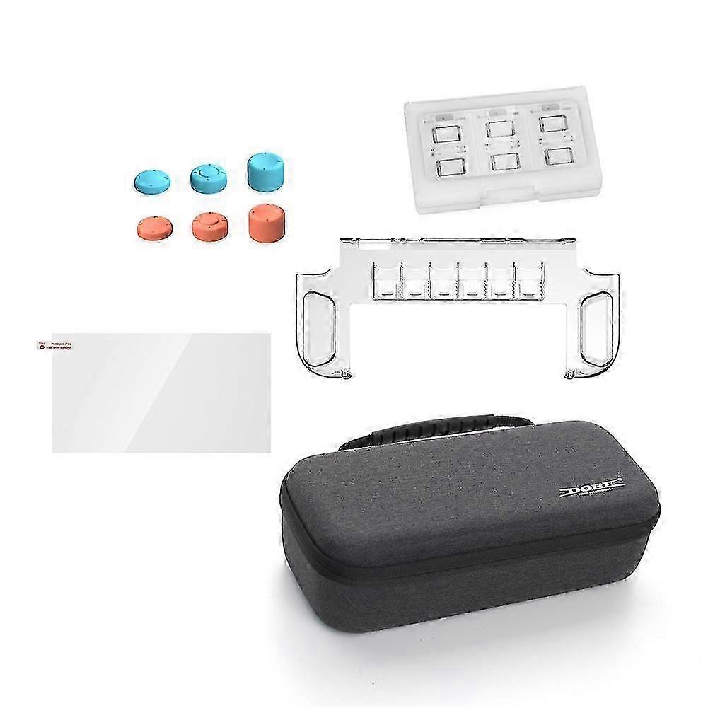 For Switch 2 Storage Bag+Tempered Film+Protective Case+Joystick Cap