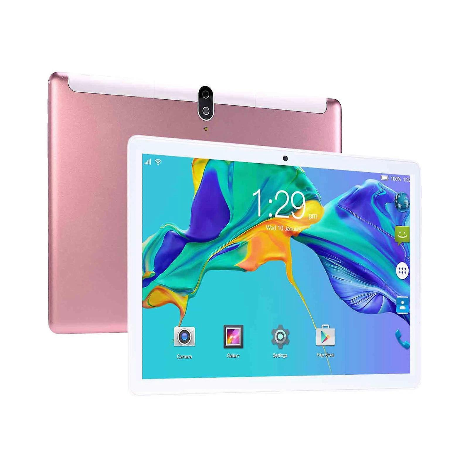 Kids Tablet 10.1" HD IPS Screen, 2+16GB, Android 10.0, WiFi/Bluetooth/SIM, Voice Call, Game & Learning, Rose Gold - Christmas Gift
