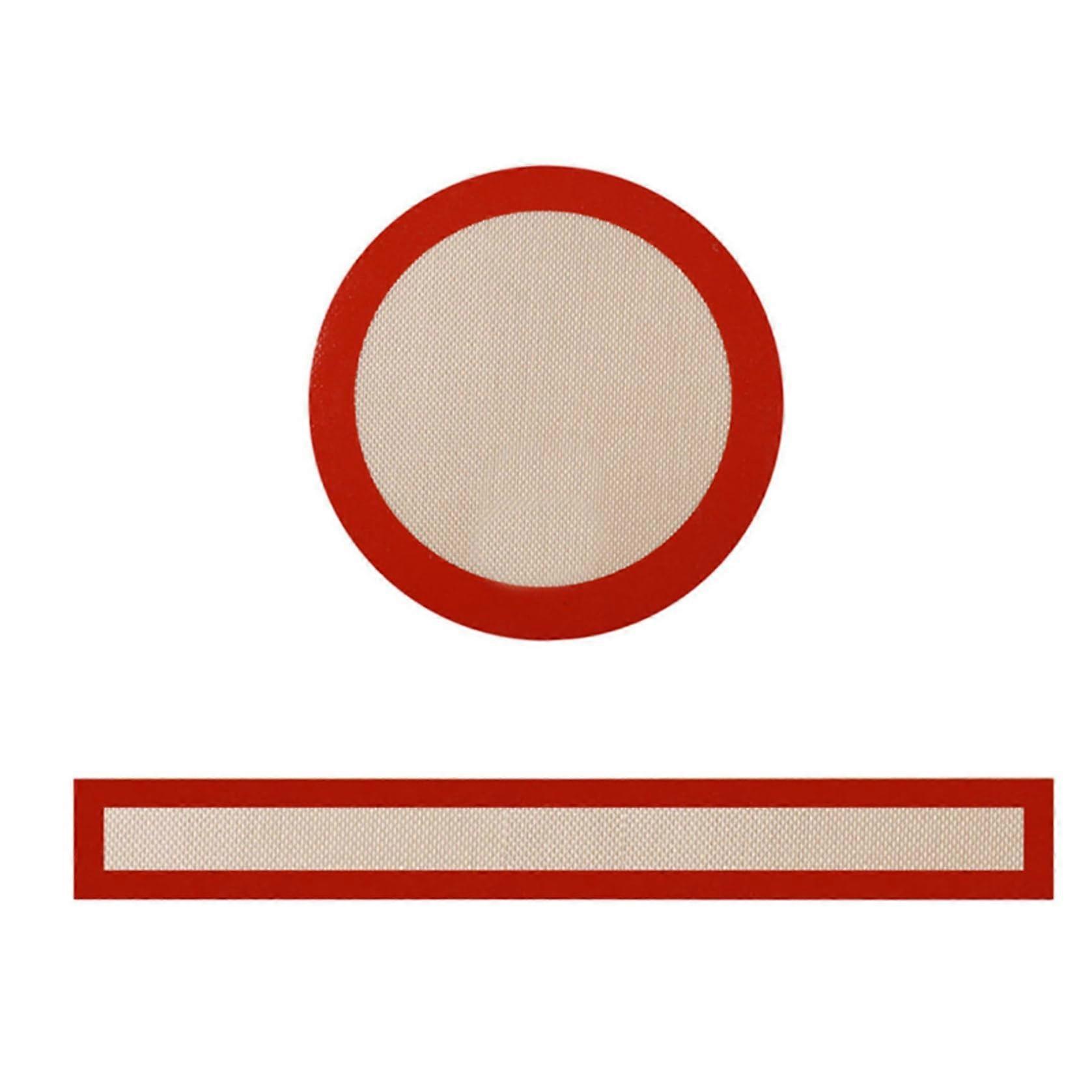 Silicone Baking Mat NonStick Reusable Cake Liner for Cheesecake Springform Pan Red