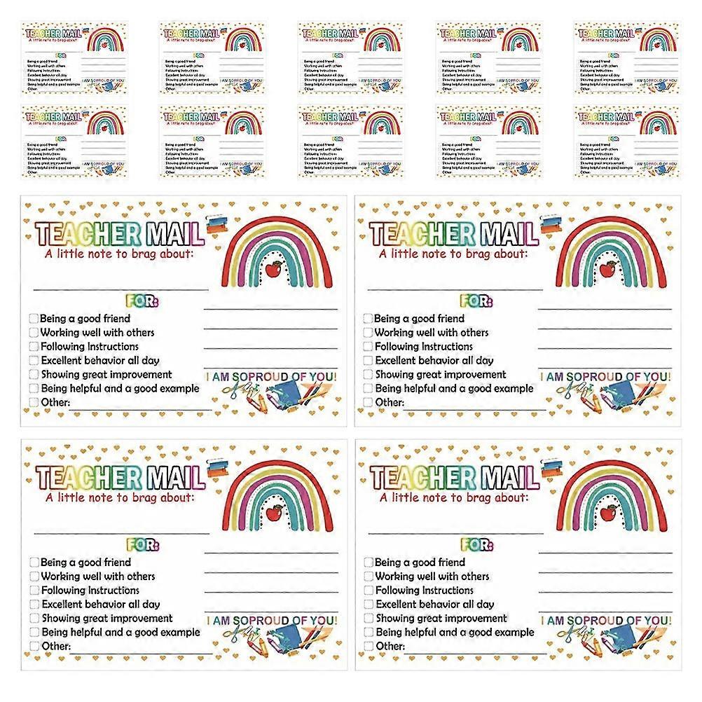 Better Behavior Record Card Teaching Encouragement Cards for Classroom 50Pcs