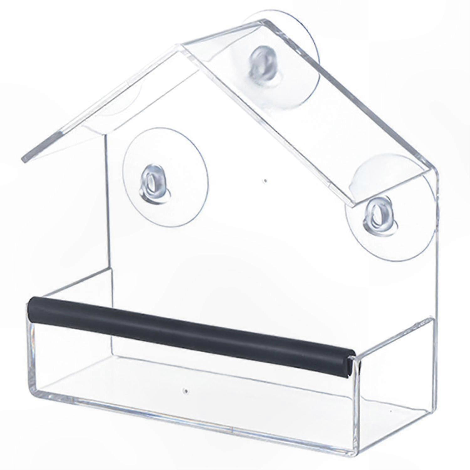 Acrylic Bird Feeder with Strong Suction Cup