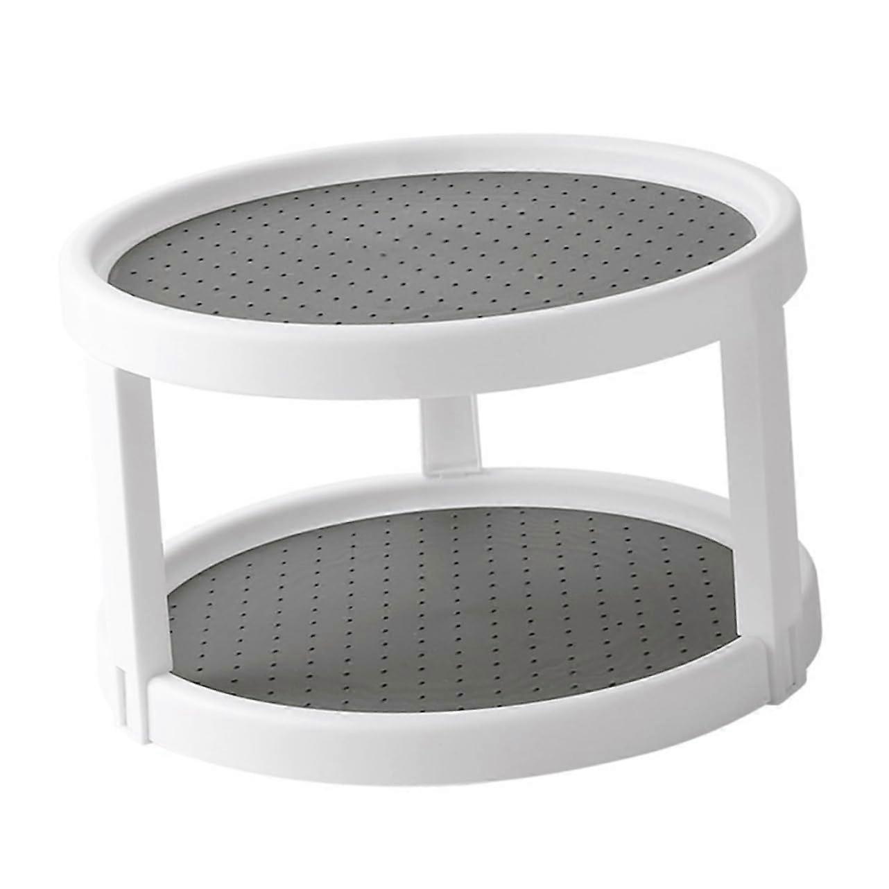 Spice Rack Organizer with 360° Smooth Rotation, SpaceSaving Design for Kitchen Cabinets and Countertops