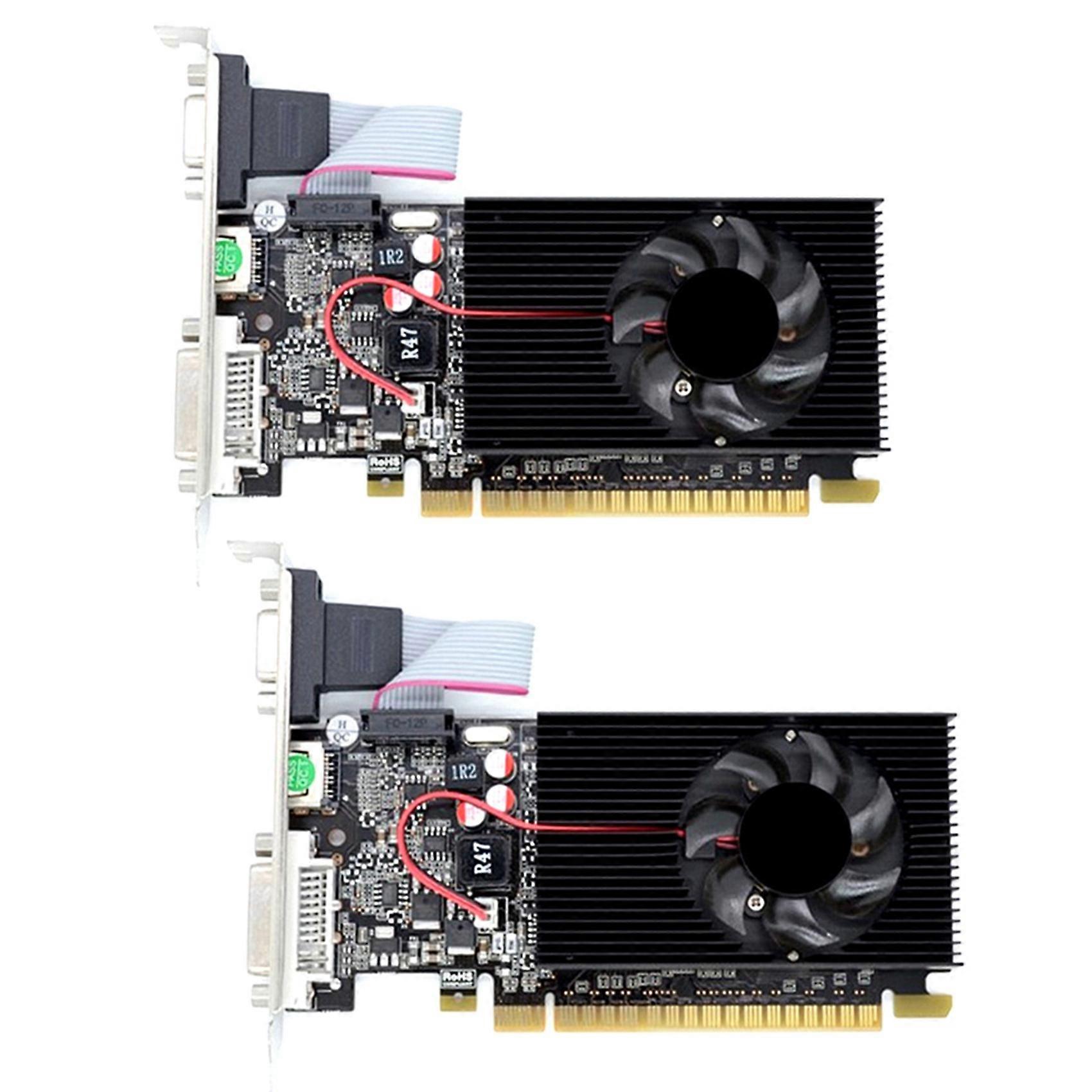 2X GT730 Image Card 64Bit GDDR3 GT 730 D3 Game Video Cards GeforceHDMI Dvi VGA Video Card