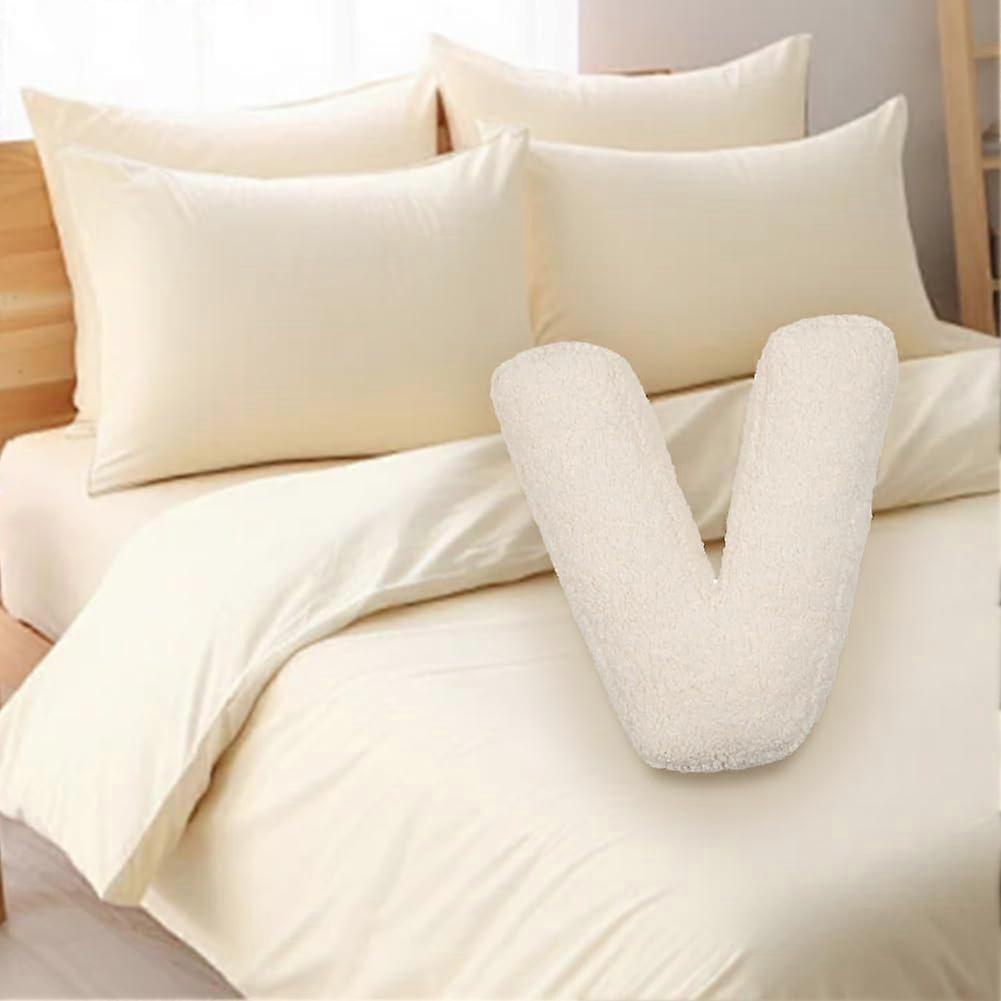 Plush Alphabet Throw Pillow A to Z Soft Letter Cushion for Bed Sofa Nursery Decor