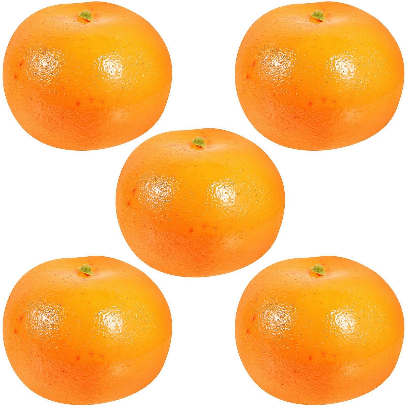 Foam Artificial Oranges for Decor 20Pcs Fake Oranges Realistic Decorations