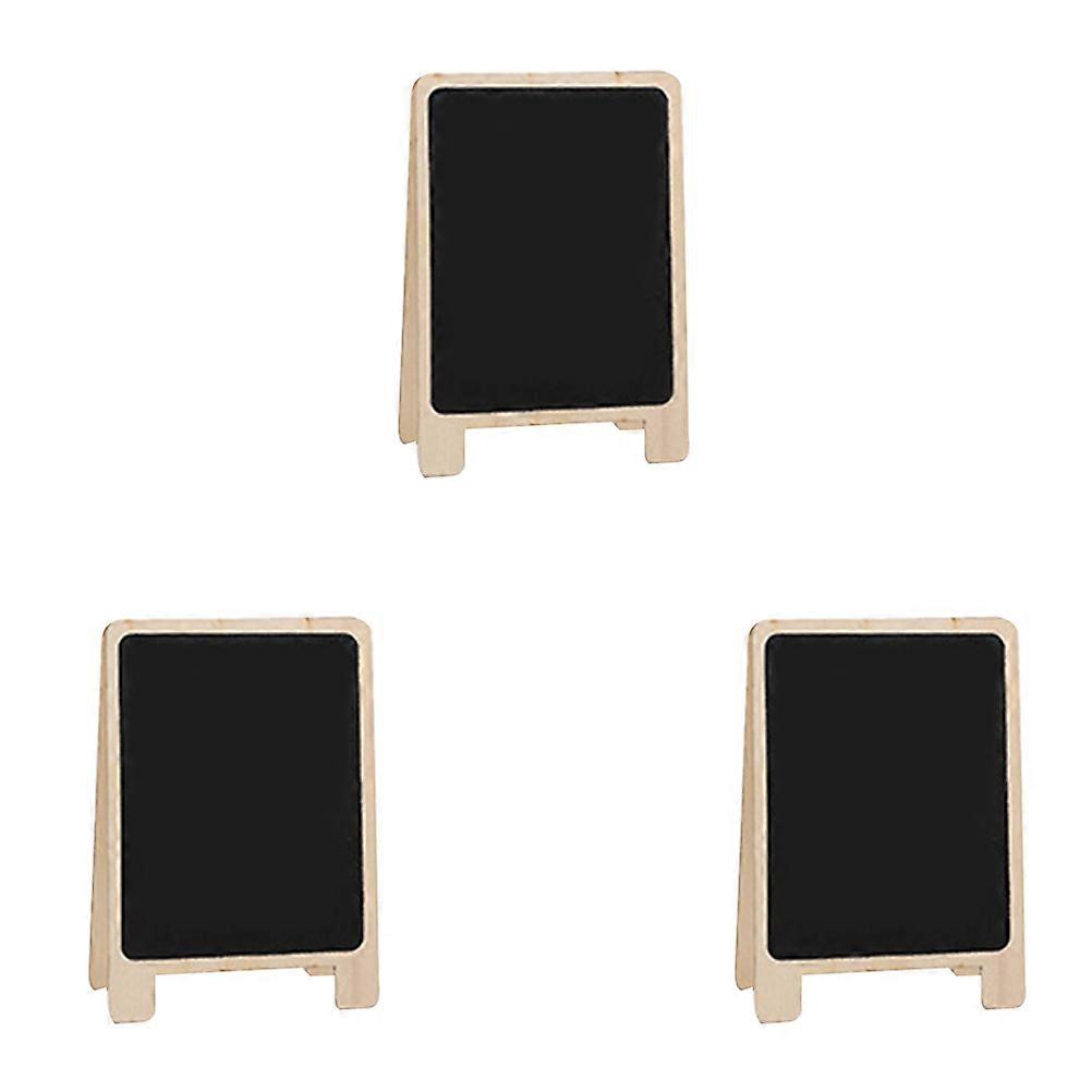 Small Chalkboard Message Sign Writing Board Office Use 3Pcs