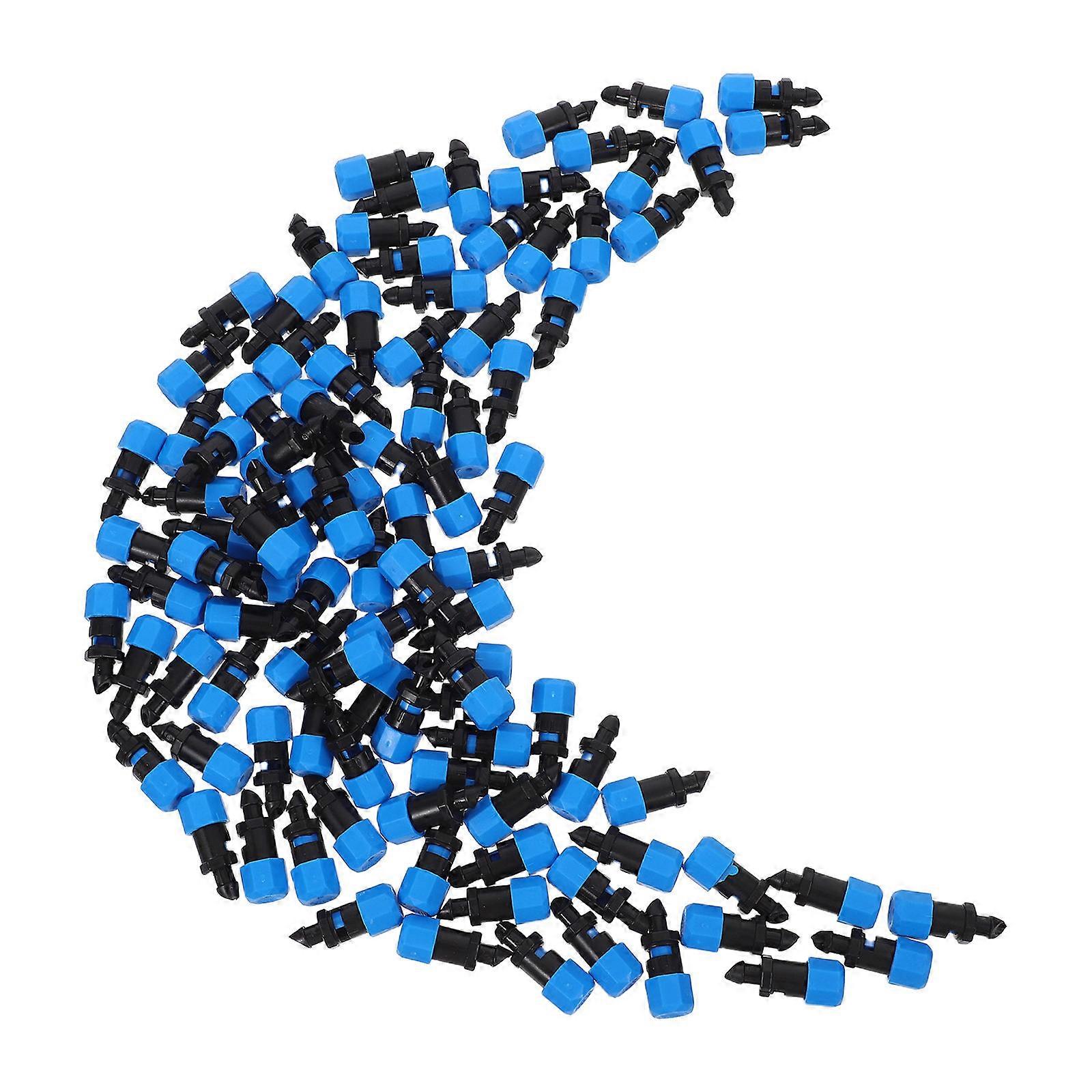 Drip Irrigation Garden Dripper for Easy Installation 100Pcs Blue
