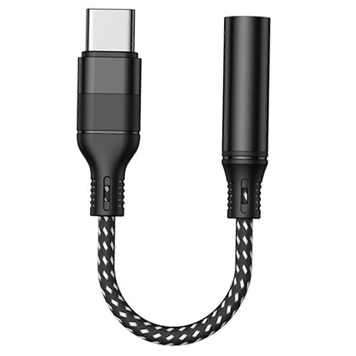 USB C to Headphone Adapter 3.5mm Audio, TypeC to Aux Converter, Durable Smartphone Compatible, Classic Design