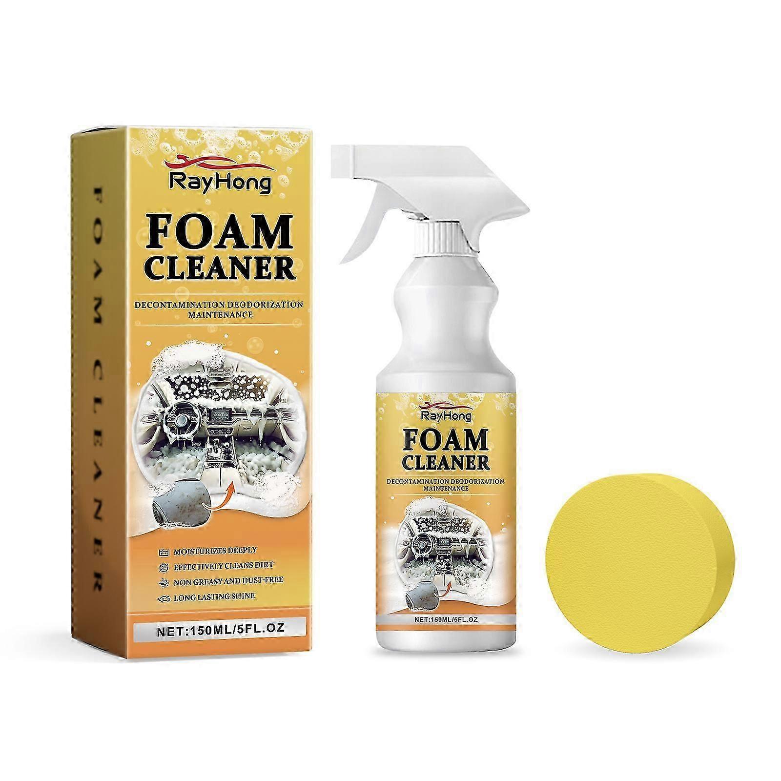 Multi-Purpose Car Foam Cleaner - Protects, Shines & Cleans Interior, Seats & Paint
