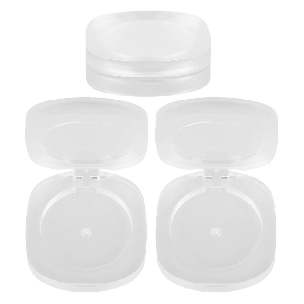 9Pcs Transparent Empty Blusher Boxes for Makeup Storage Use