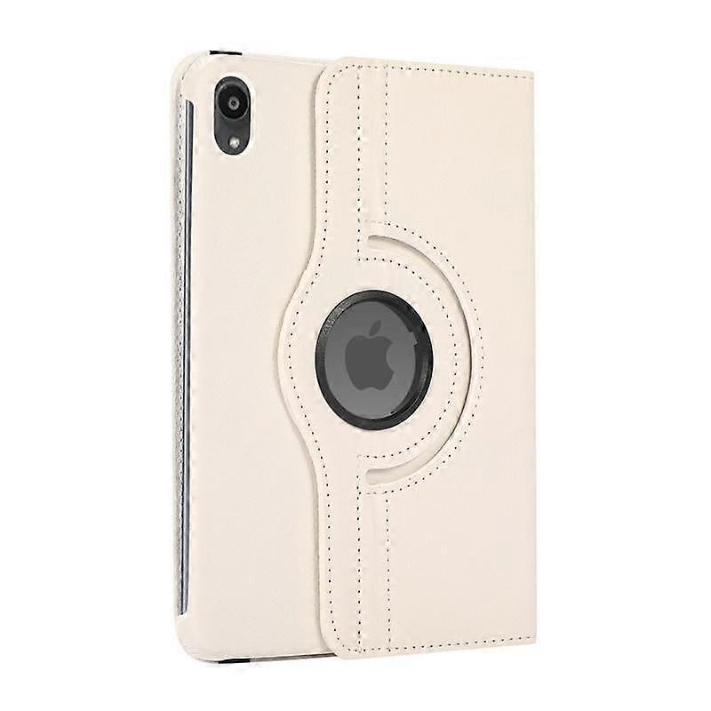 Stylish Case For Ipad 10 White Lychee Texture Rotating Leather No2928