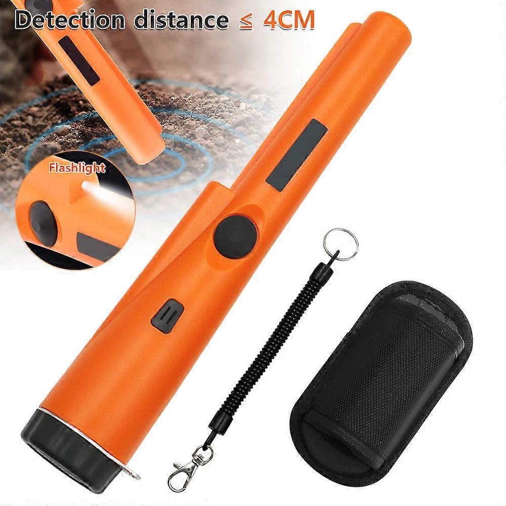 Détecteur de métaux professionnel à pointage précis, cible en or, alarme statique