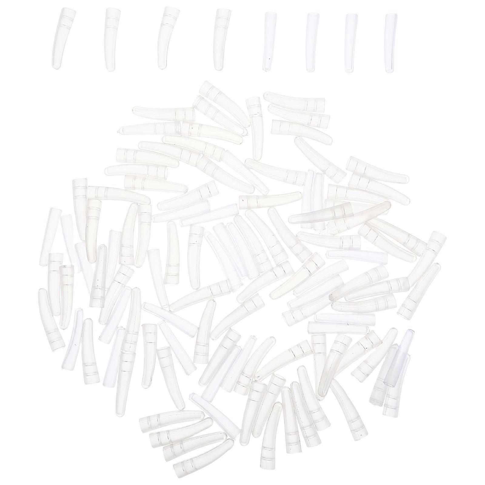 Tweezer Tip Stoppers Transparent Covers for Eyelashes 500Pcs Set