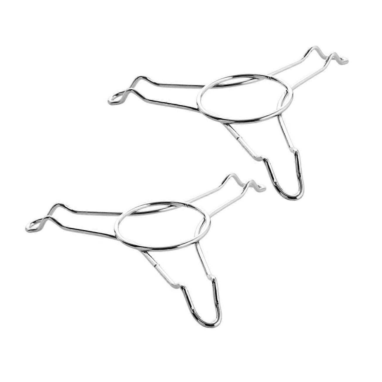 2pcs Triangular Stainless Steel Steaming Rack for Rice Cooker and Baking, MultiFunction Kitchen Use