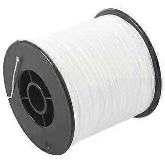 2x 500M 100LB 0,5mm super starke geflochtene Angelschnur PE 4 Stränge Farbe: Weiß & Rot