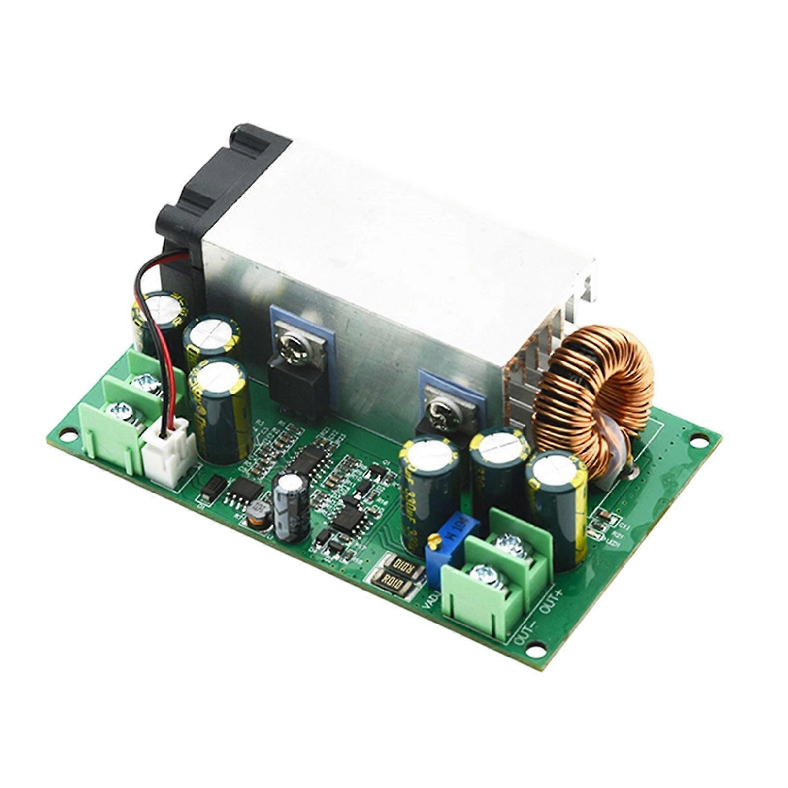 DCDC Stepping Down Converters 600W 25A Voltages Regulator Module Adjustable Output With Cooling Fan Multicolor