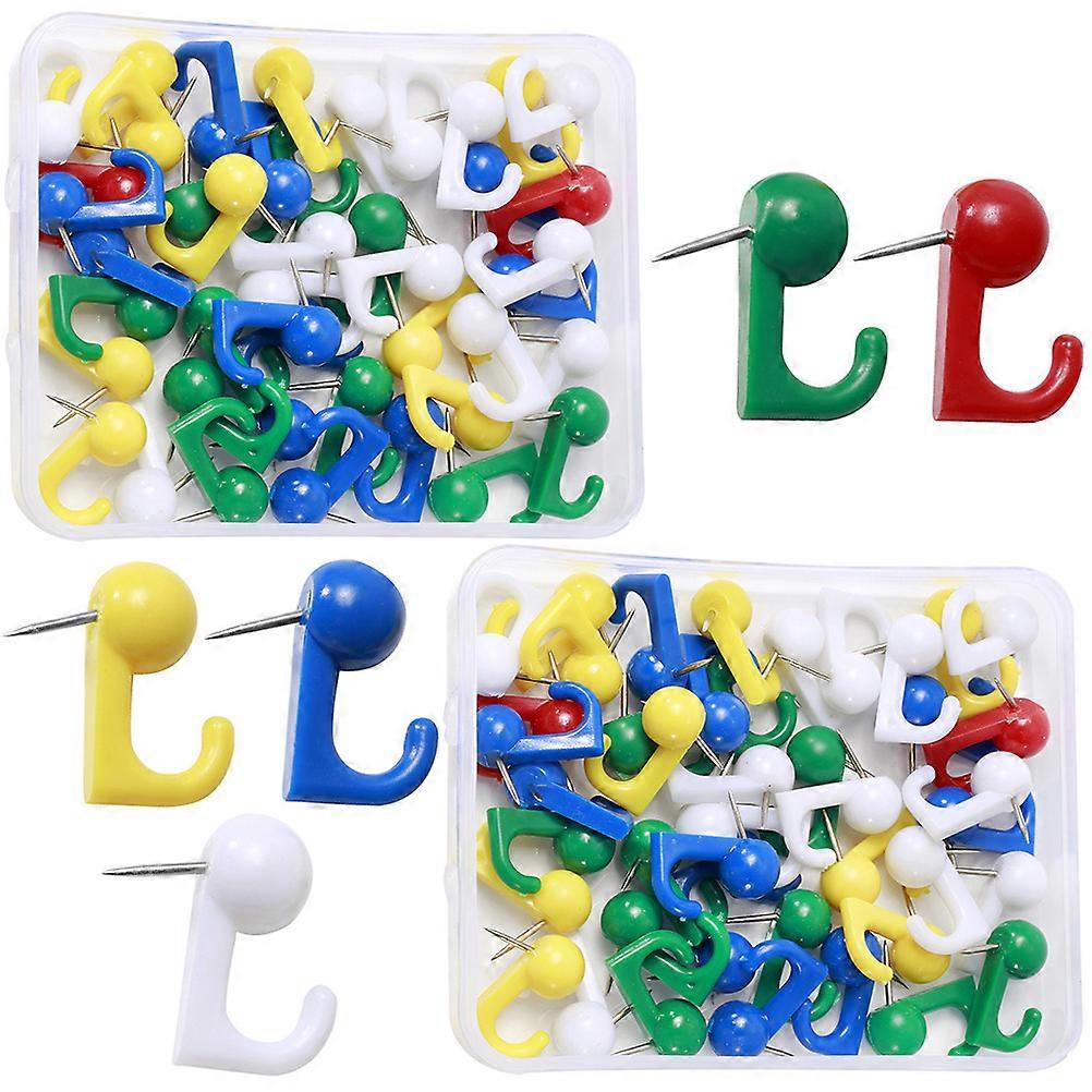 Thumb Tack Metal Push Pin for Wall Hanging 2 Boxes for Office Use