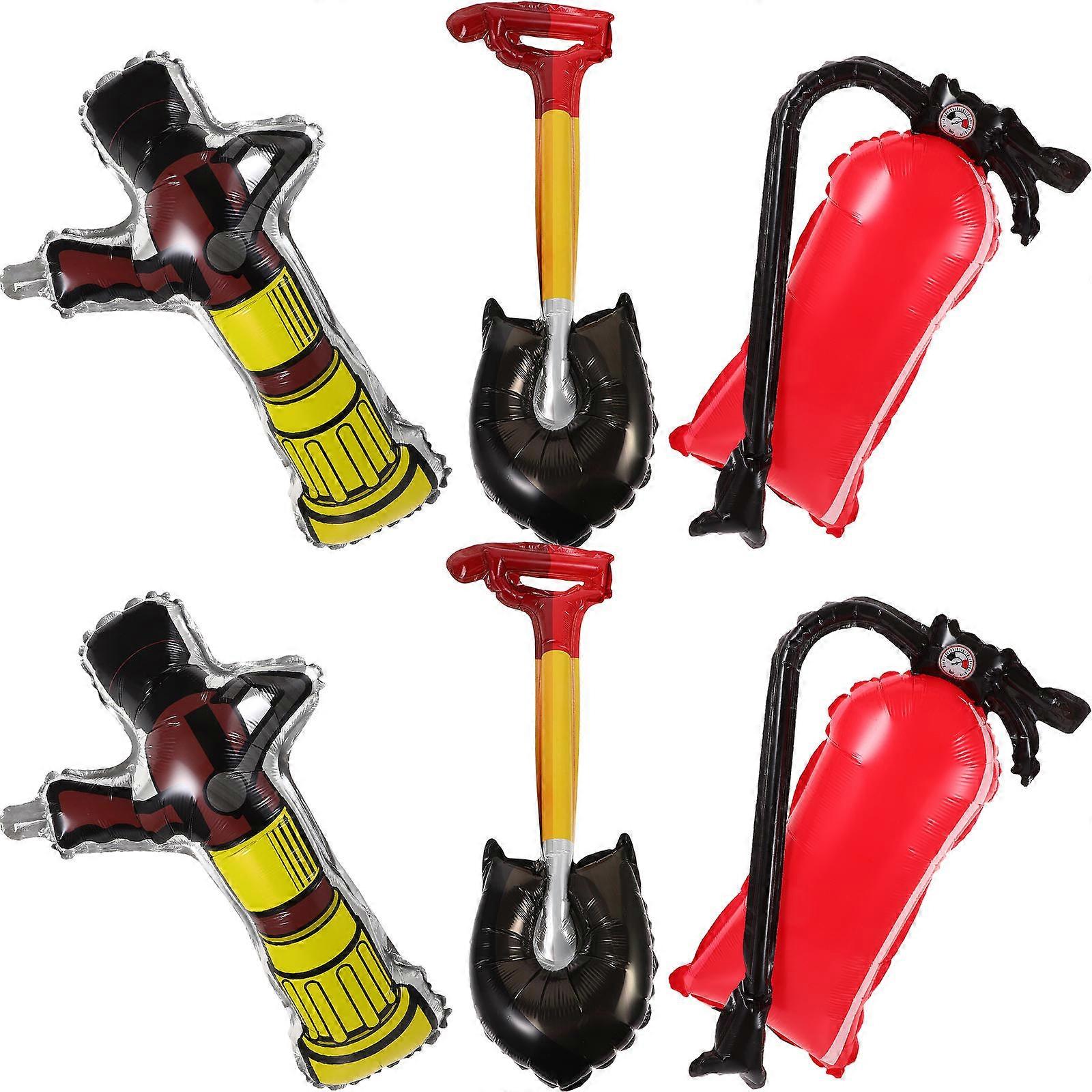Inflatable Fire Extinguisher Balloons for Firefighting Themed Party 1Set