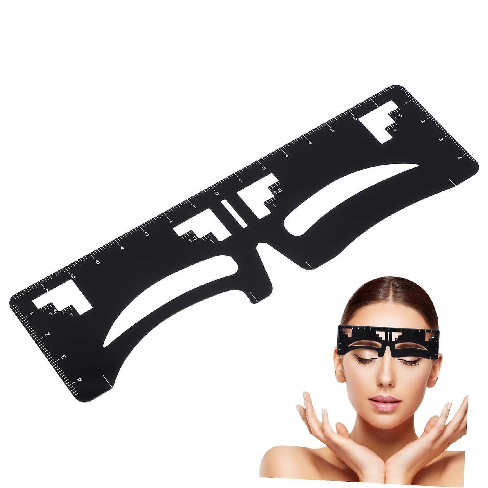 Reusable Eyebrow Mapping Tool with Three Point Positioning for Precise Symmetrical Brow Shaping