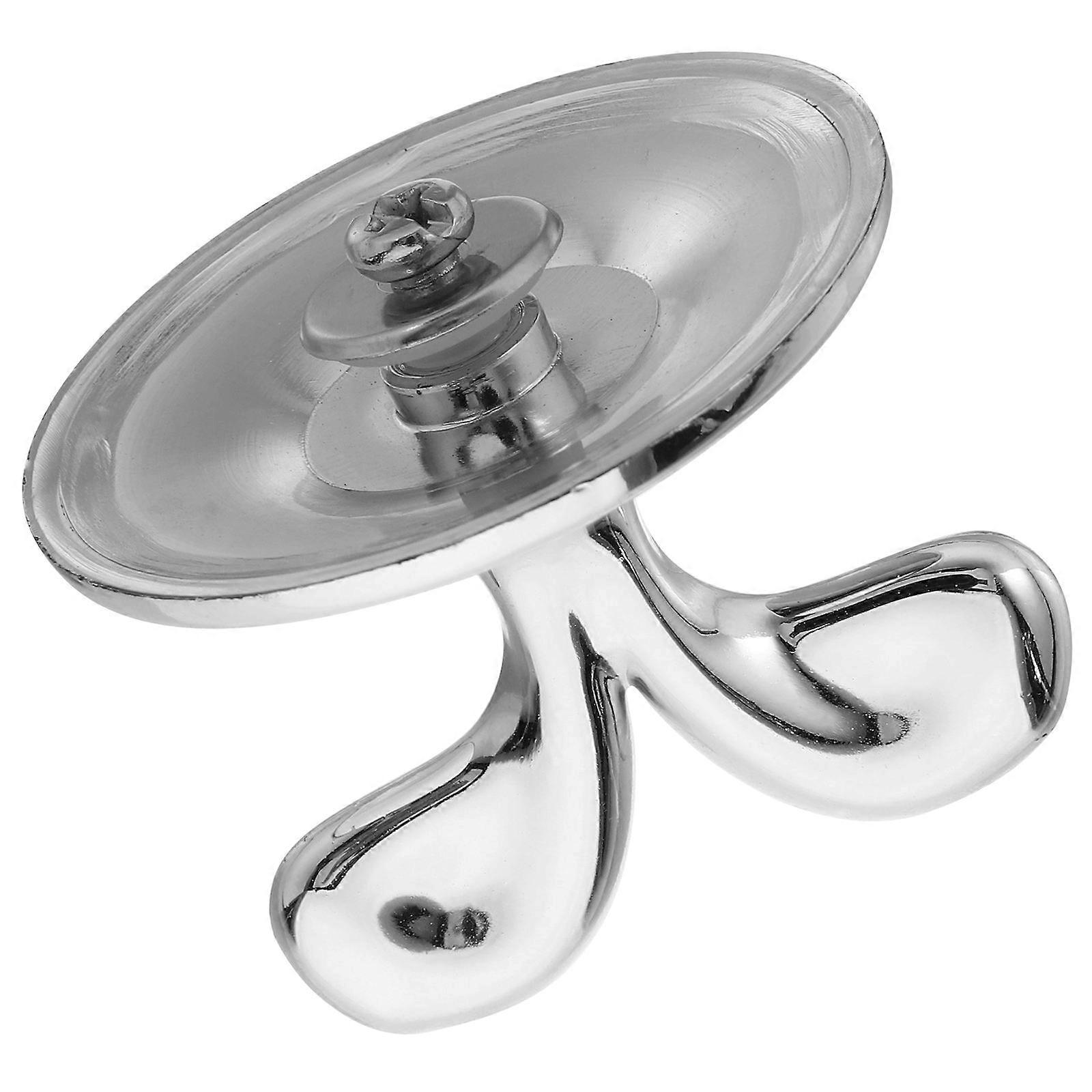 Silver Pot Lid Knob Replacement Cookware Handle for 2Pcs Anti-Scald Use