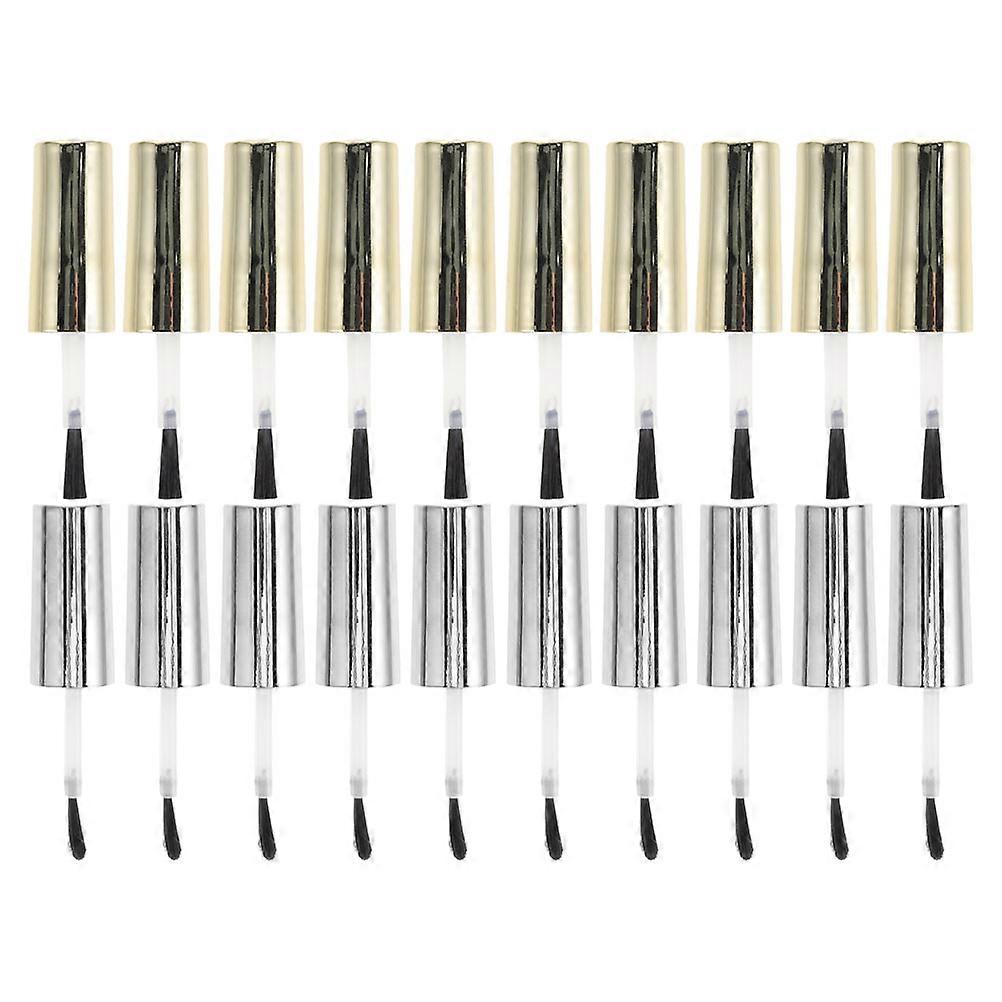 Gel Nail Polish Bottle Caps with Brush for 20Pcs Replacement Set