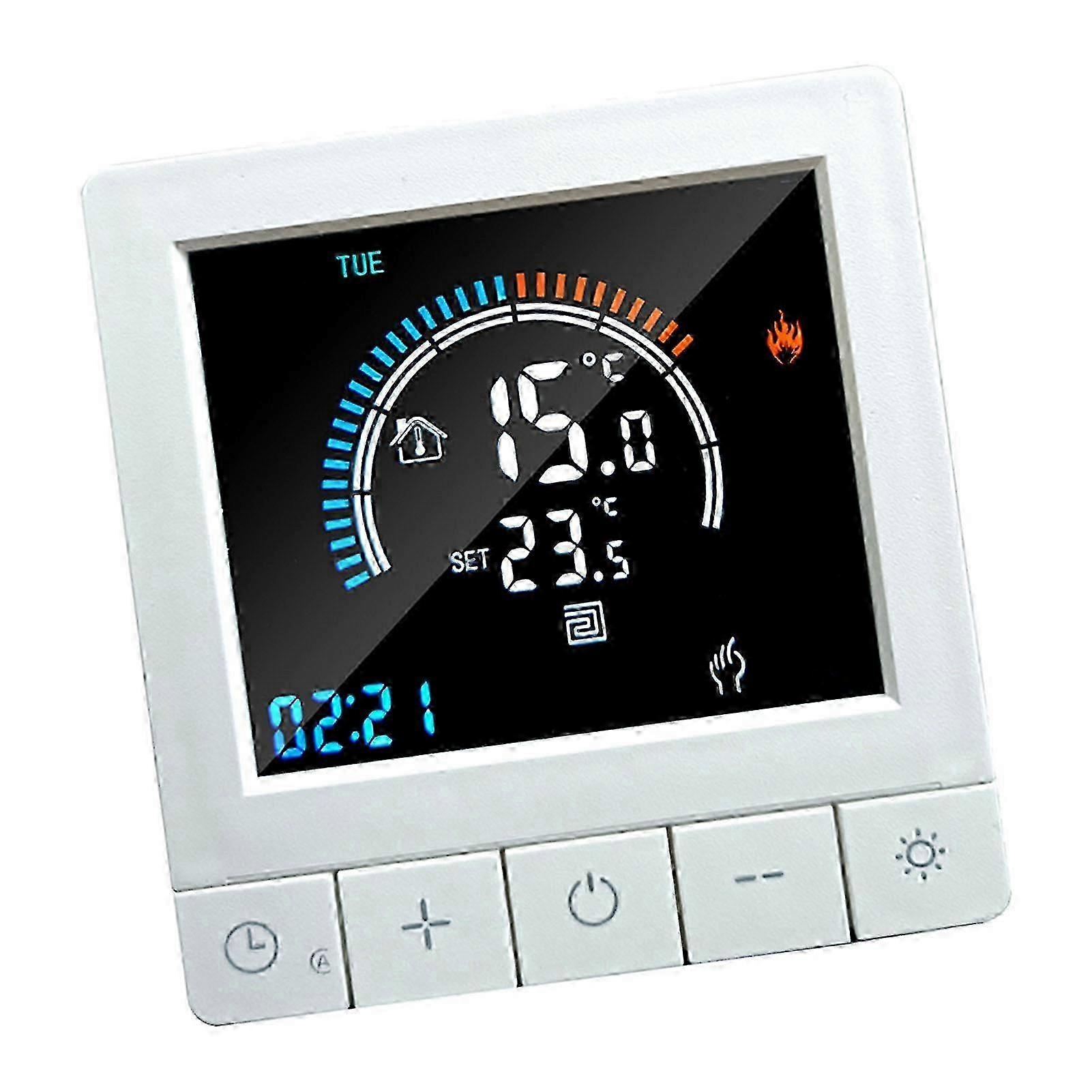 2025 Programmable Digital Thermostat with Child Lock WiFi LCD Display NTC Sensor Electric Heating Warm Floor Underfloor Temperature Controller Intelli