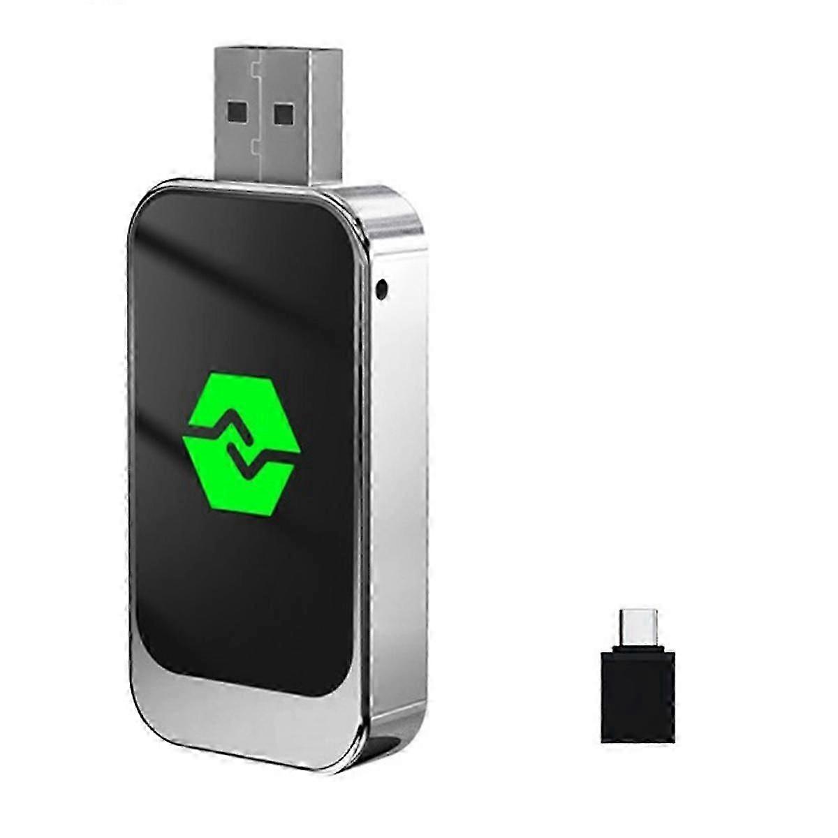 USB 2-In-1 Wireless Carplay Android Auto Adapter Wireless Car Adapter Convert Wired Android Auto to Wireless