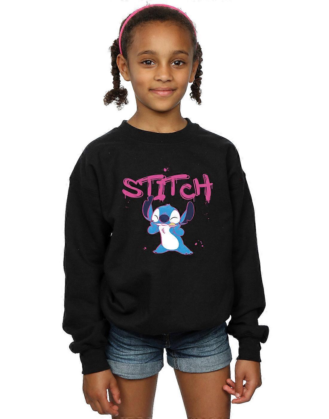 Disney Jenter Lilo Og Stitch Graffiti Sweatshirt
