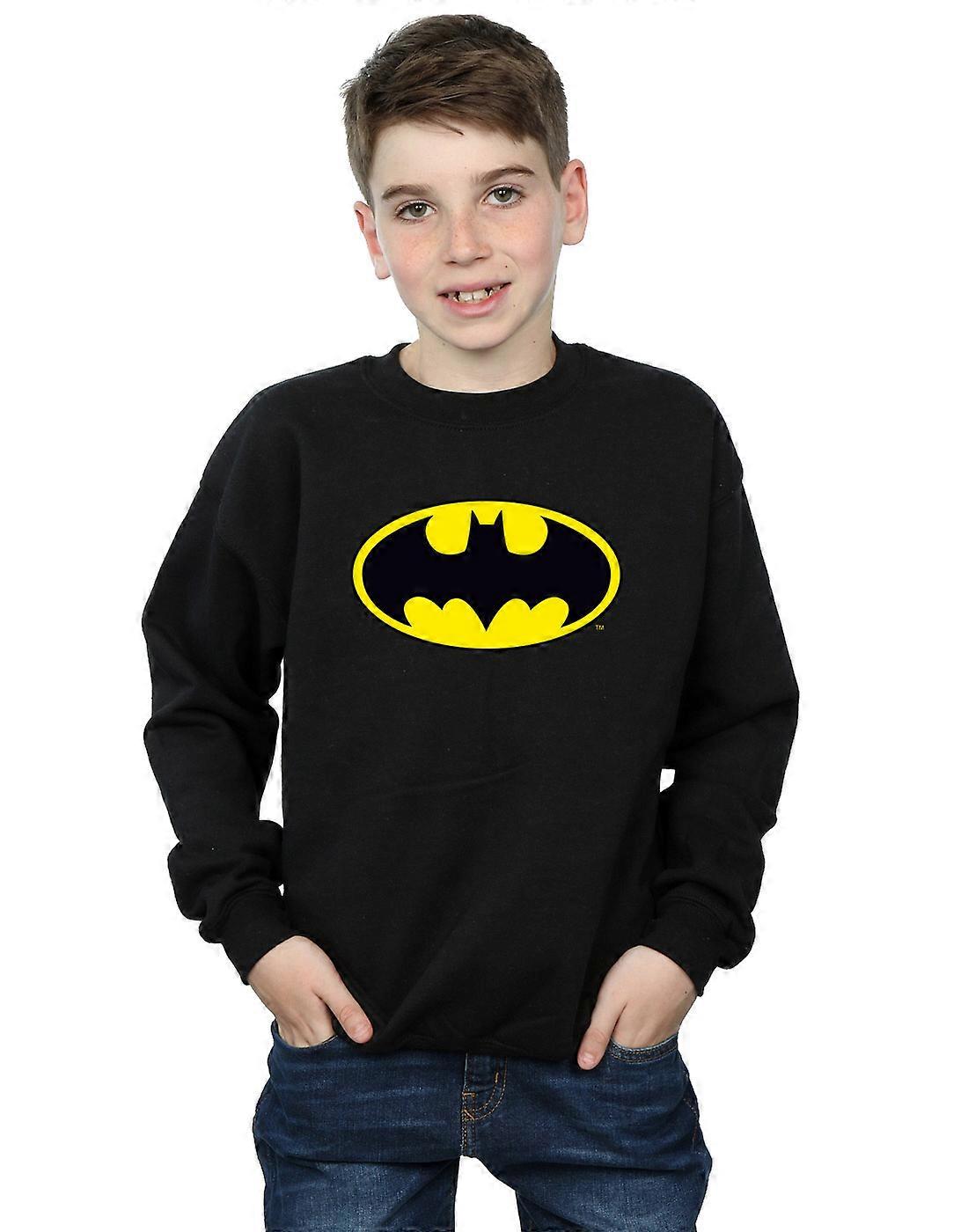 DC Comics Boys Batman Logo Sweatshirt