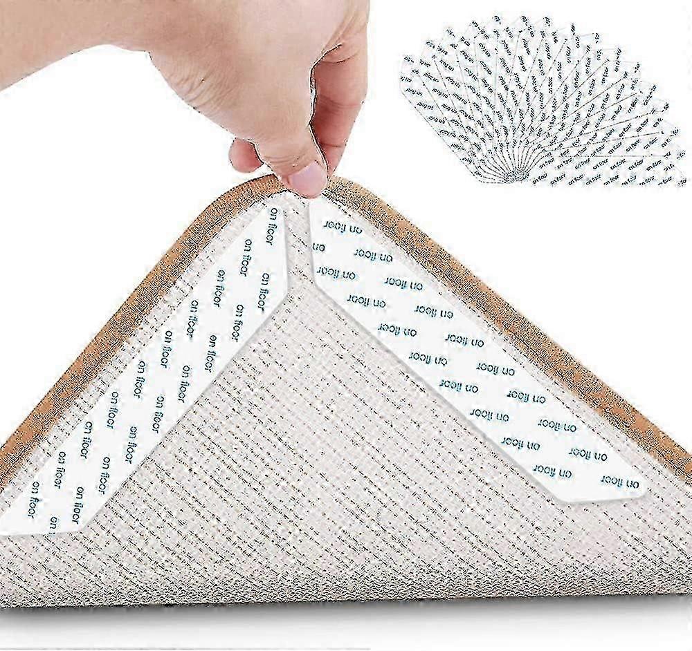 16-pack Anti-slip Carpet Clips - Thickened Self-adhesive