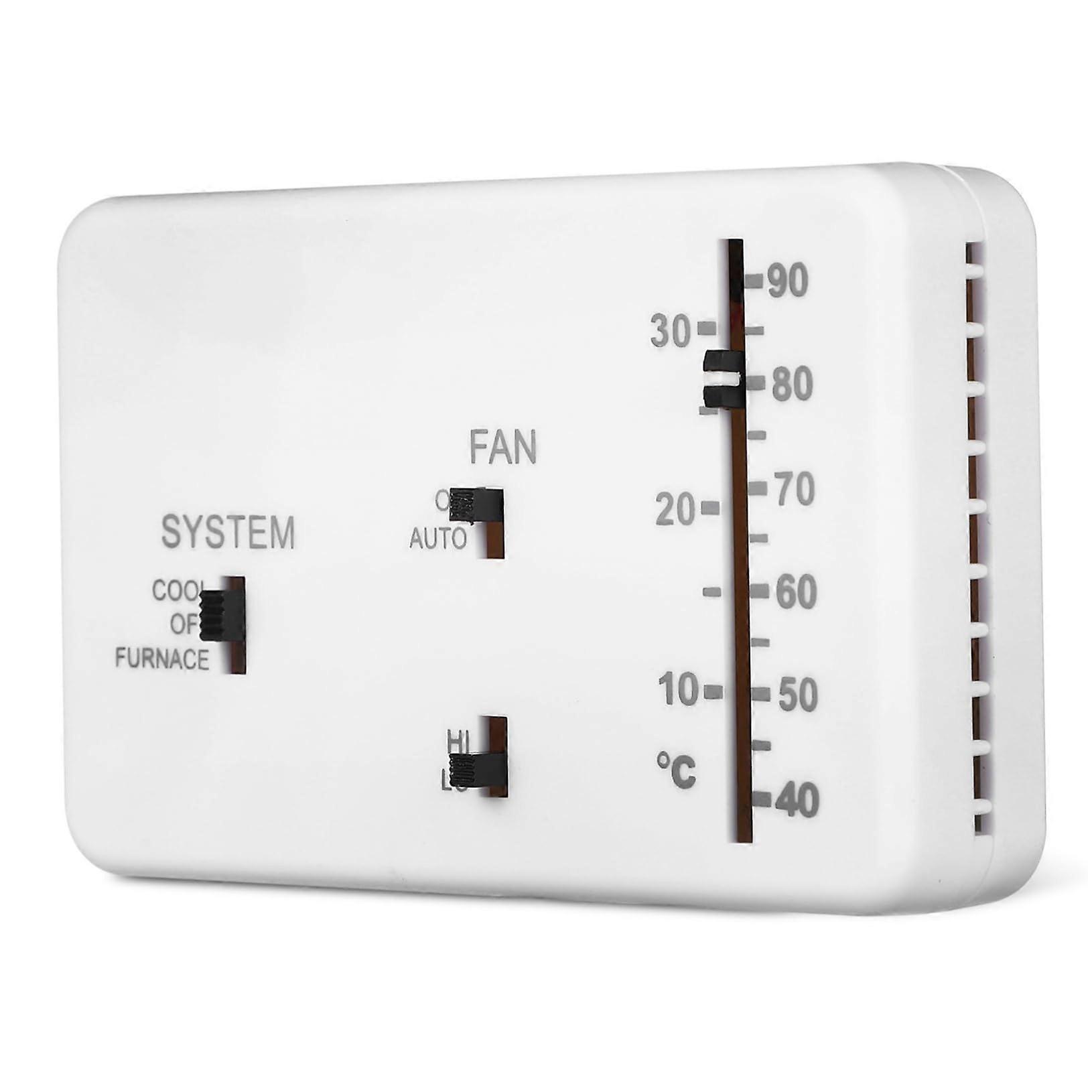 RV Thermostat Replacement with Easy Temperature Control for Camper Heat and Cool Wall Mount Use