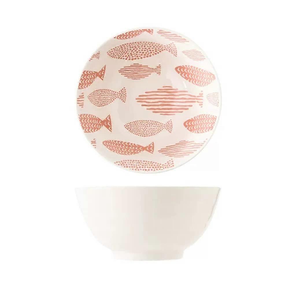 Large Ceramic Salad Serving Bowls Set of 2, MultiPurpose Stackable Soup and Fruit Bowls