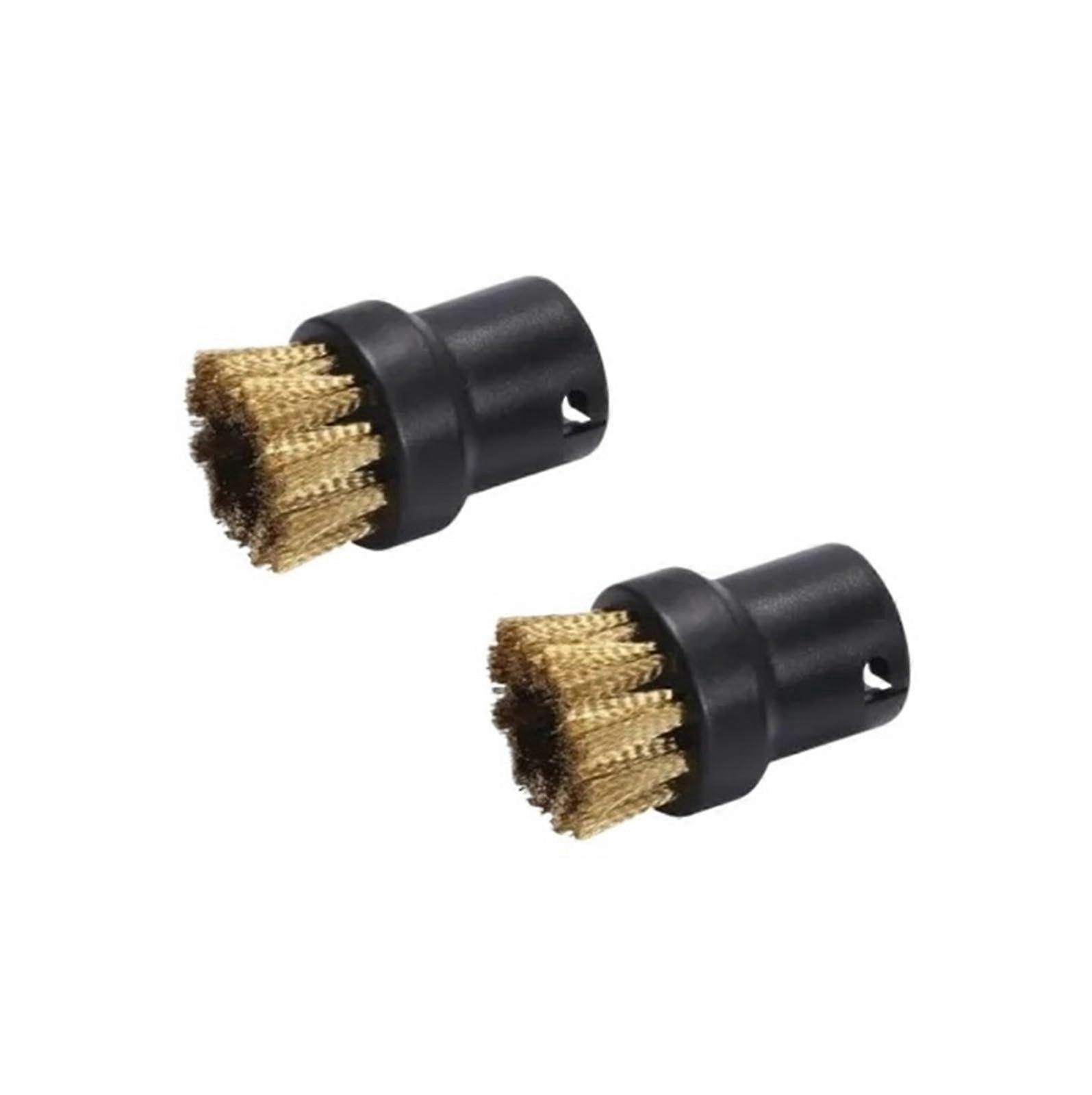 4Pack Steam Cleaner Replacement Brush, Small Round Nylon for Karcher SC1SC7, Deep Dust Removal