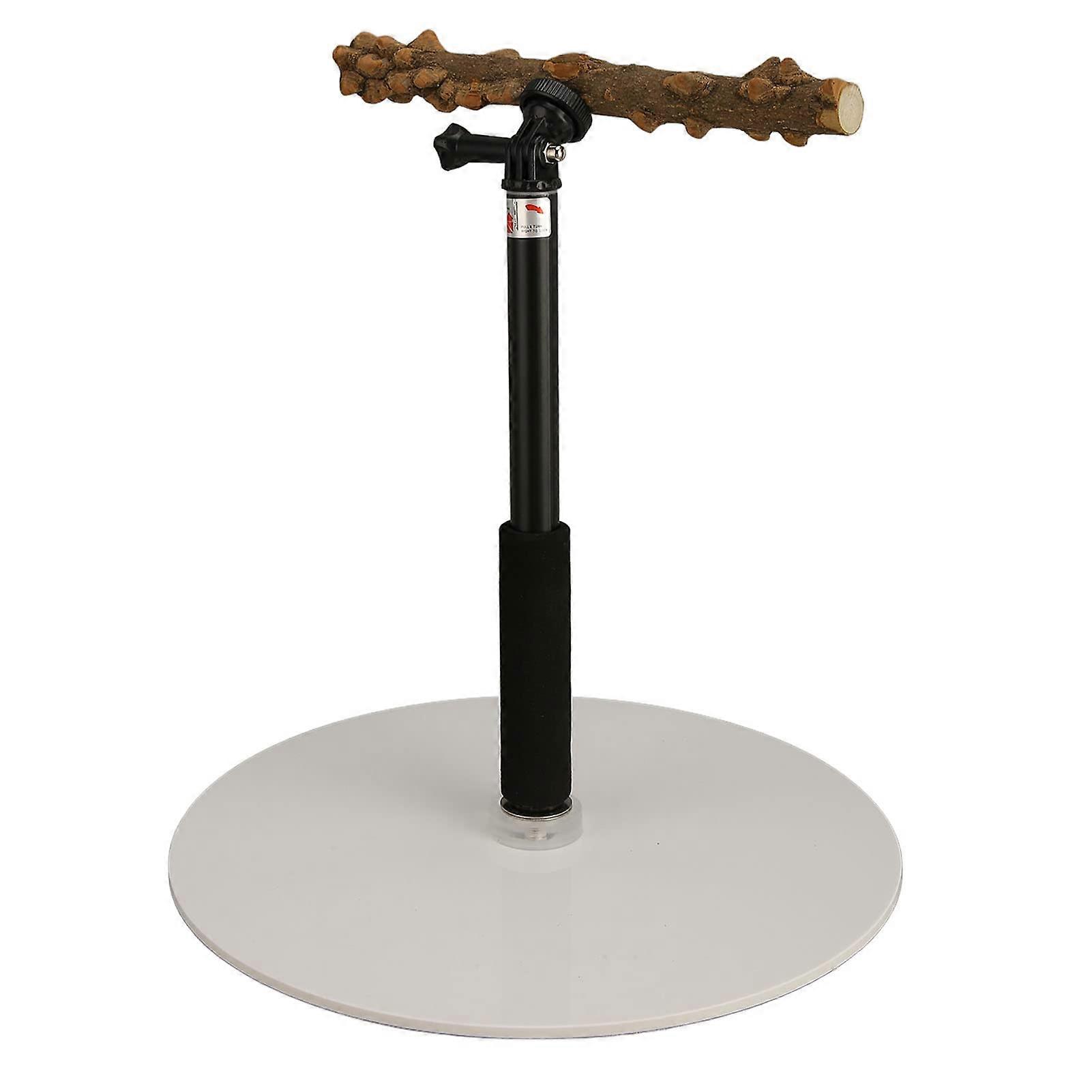 Detachable Adjustable Bird Perch Stand with Height Adjustable Sturdy Construction for Birds