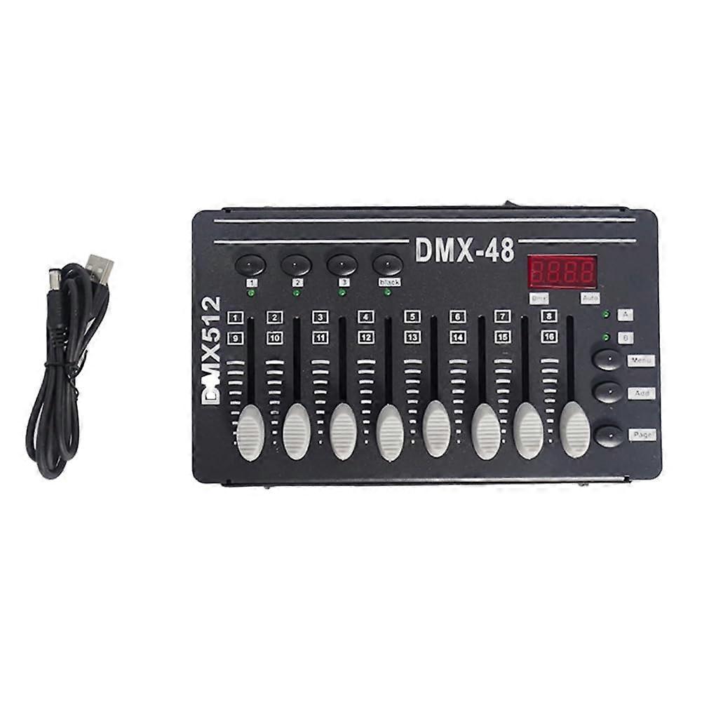 Mini DMX512 Lighting Controller for DJ LED Stage Lights and Moving Head Fixtures