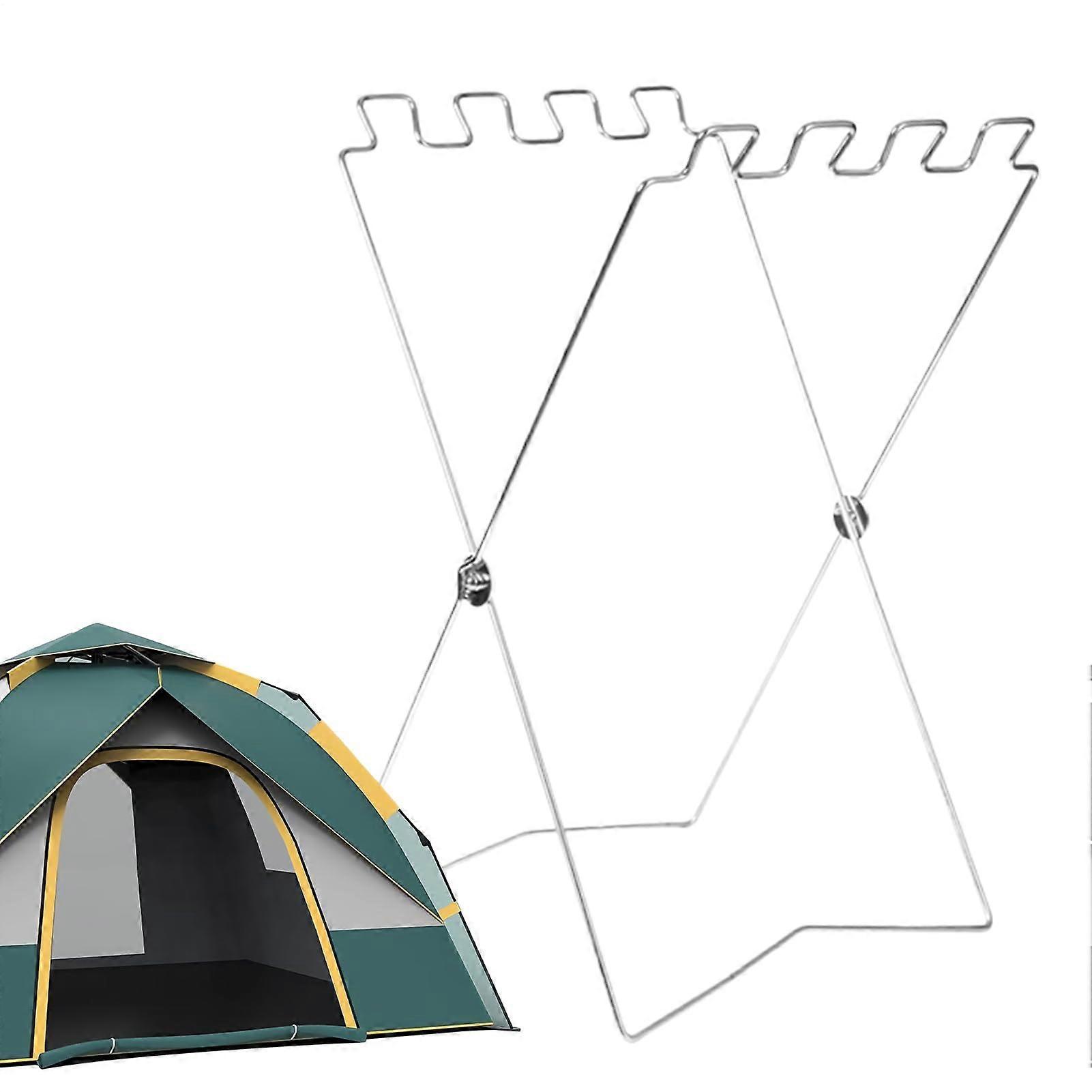 Heavy Duty Folding Trash Bag Holder with AntiSlip Base for Kitchen, Camping and Yard Work