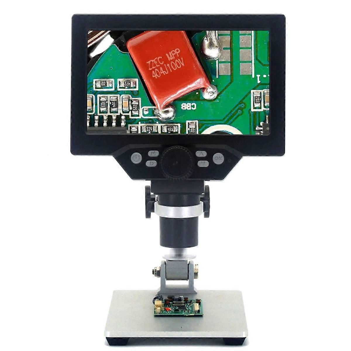 12MP 11200X USB Digital Microscope with Continuous Zoom and Adjustable Angle for Precise Viewing